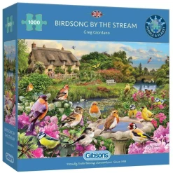 Gibsons 1000 Pieces* - Birdsong By The Stream - 1000 Piece Jigsaw Puzzle