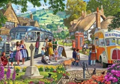 Gibsons 636 Pieces* - Boarding The Bus - 1000 Piece Jigsaw Puzzle