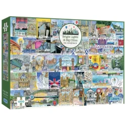 Gibsons 1000 Pieces* - Bright Lights & Big Cities - 1000 Piece Jigsaw Puzzle