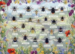 Gibsons 1000 Pieces* - Brilliant Bees - 1000 Piece Jigsaw Puzzle