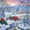 Gibsons 1000 Pieces* - Bringing Home The Tree - 1000 Piece Jigsaw Puzzle