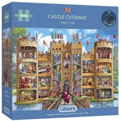 Gibsons 1000 Pieces* - Castle Cutaway - 1000 Piece Jigsaw Puzzle