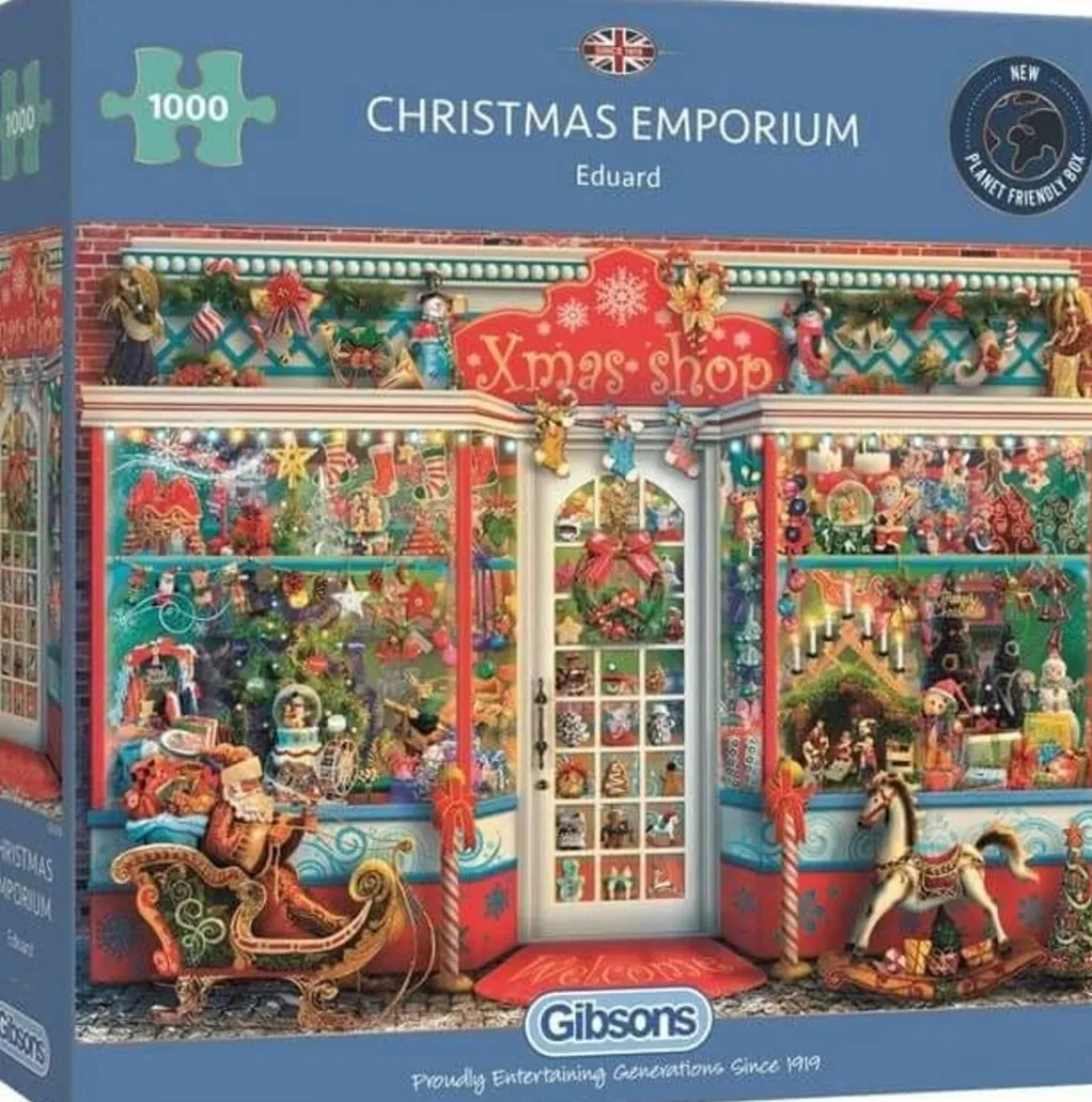 Gibsons 1000 Pieces* - Christmas Emporium - 1000 Piece Jigsaw Puzzle