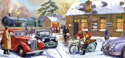 Gibsons 636 Pieces* - Christmas Eve At The Station - 636 Piece Jigsaw Puzzle