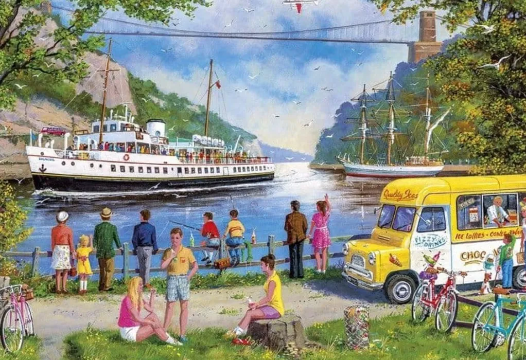 Gibsons 500 Pieces* - Clifton Bridge, Bristol - 500 Piece Jigsaw Puzzle
