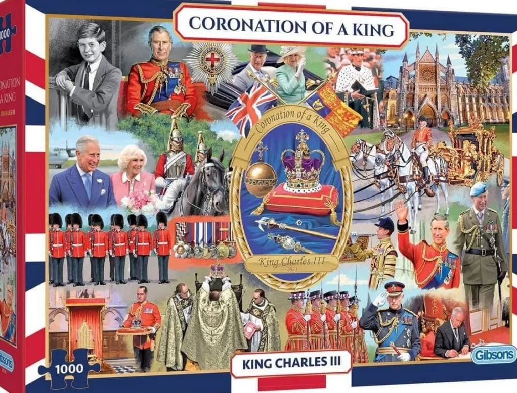 Gibsons 1000 Pieces* - Coronation Of A King - 1000 Piece Jigsaw Puzzle