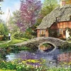 Gibsons 636 Pieces* - Cottage By The Brook - 636 Piece Jigsaw Puzzle