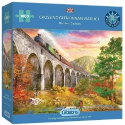 Gibsons 1000 Pieces* - Crossing Glenfinnan Viaduct - 1000 Piece Jigsaw Puzzle