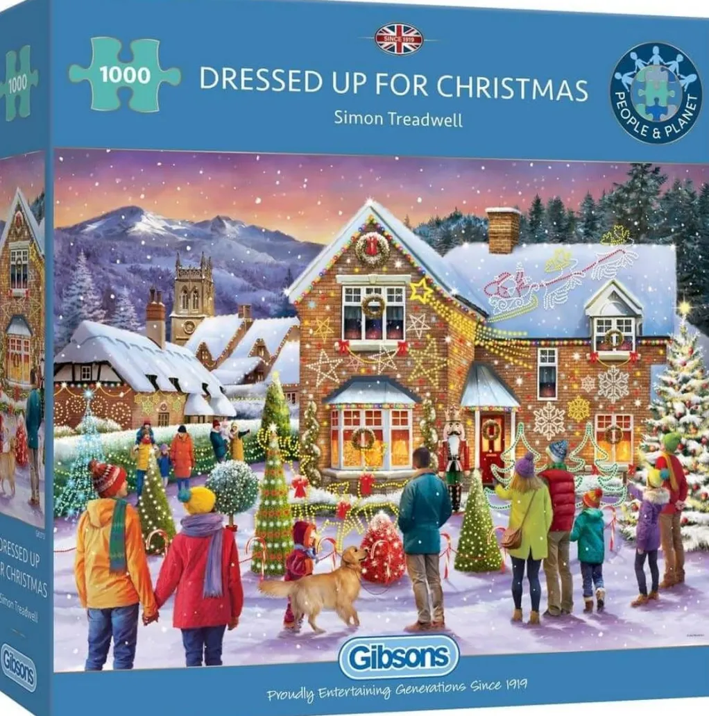 Gibsons 1000 Pieces* - Dressed Up For Christmas - 1000 Piece Jigsaw Puzzle