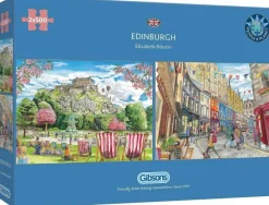 Gibsons 500 Pieces* - Edinburgh - 2 X 500 Piece Jigsaw Puzzle