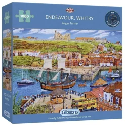 Gibsons 1000 Pieces* - Endeavour, Whitby - 1000 Piece Jigsaw Puzzle