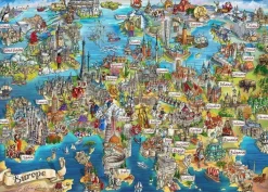 Gibsons 1000 Pieces* - Exploring Europe - 1000 Piece Jigsaw Puzzle