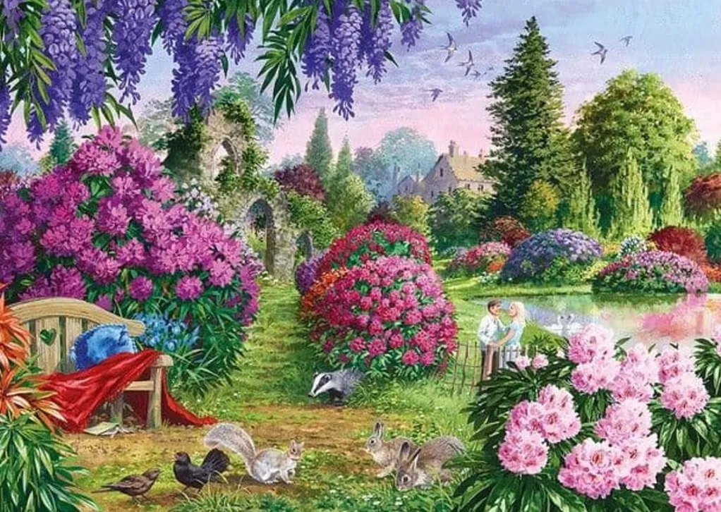 Gibsons 500 Pieces* - Flora & Fauna - 4 X 500 Piece Jigsaw Puzzle