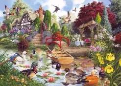 Gibsons 500 Pieces* - Flora & Fauna - 4 X 500 Piece Jigsaw Puzzle