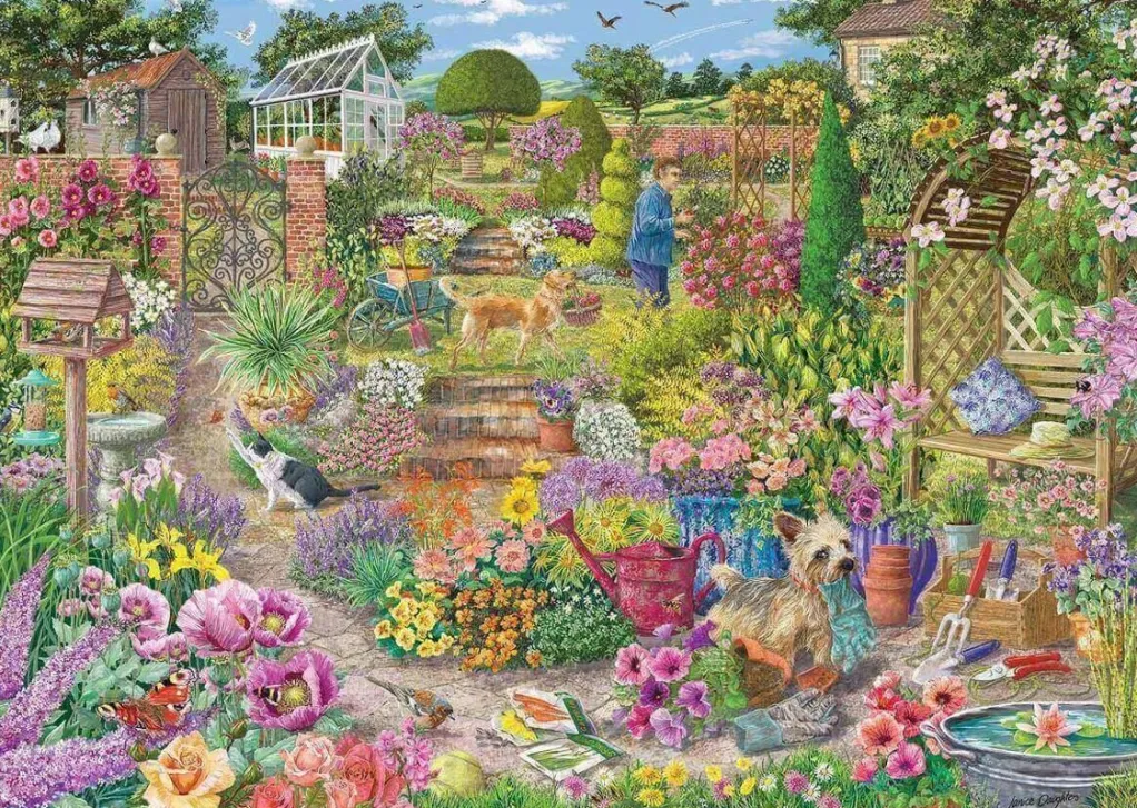 Gibsons 1000 Pieces* - Garden In Bloom - 1000 Piece Jigsaw Puzzle