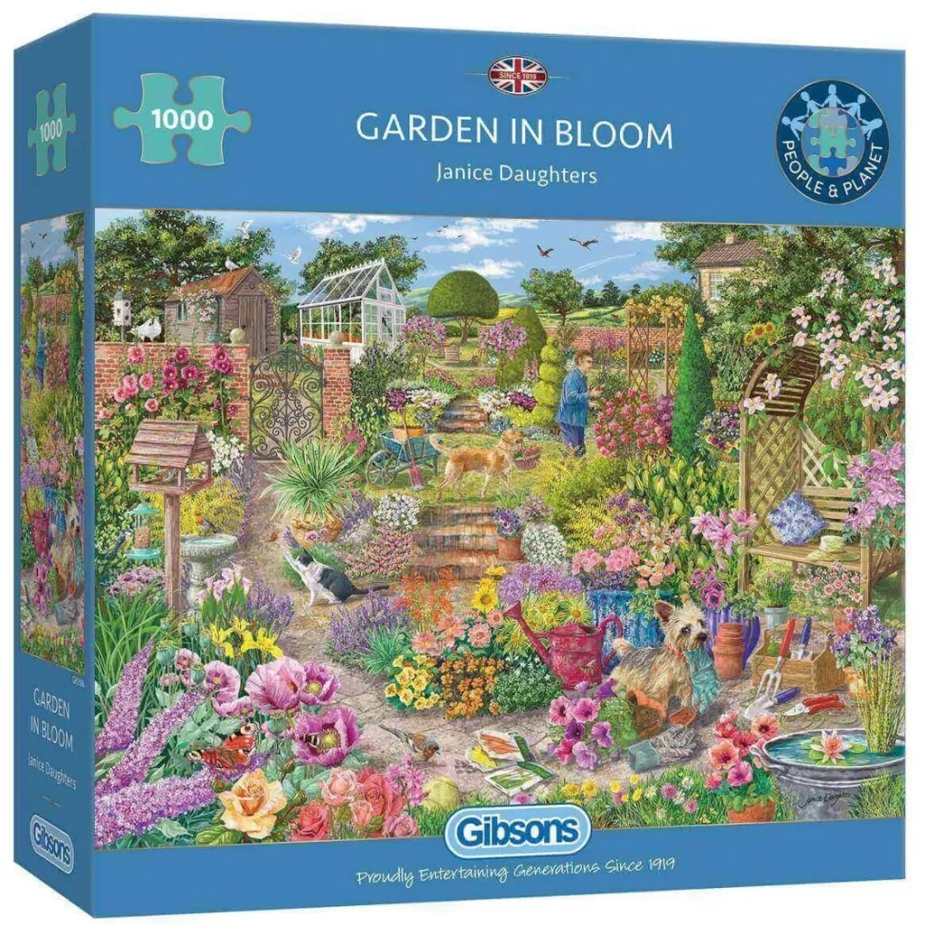 Gibsons 1000 Pieces* - Garden In Bloom - 1000 Piece Jigsaw Puzzle
