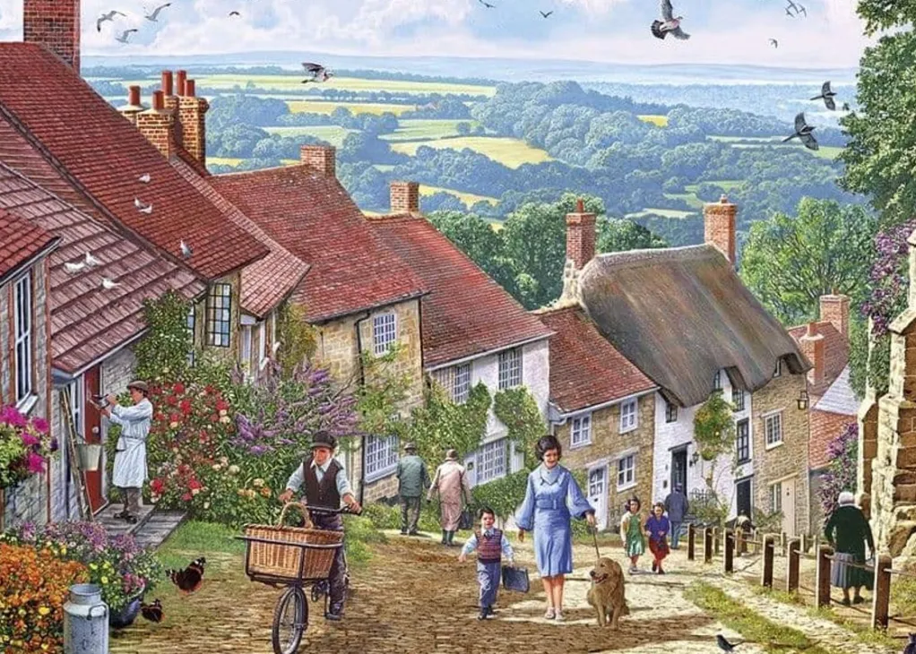 Gibsons 1000 Pieces* - Gold Hill - 1000 Piece Jigsaw Puzzle