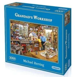Gibsons 2000 Pieces* - Grandad'S Workshop - 1000 Piece Jigsaw Puzzle