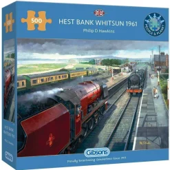 Gibsons 2000 Pieces* - Hest Bank Whitsun 1961 - 500 Piece Jigsaw Puzzle