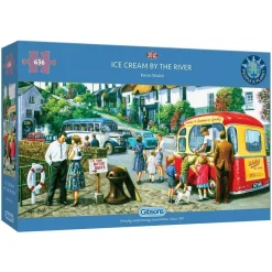 Gibsons 636 Pieces* - Ice Cream By The River - 636 Piece Jigsaw Puzzle