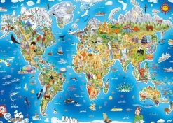 Gibsons 300 Pieces & Under* - Jigmap World - 250 Piece Jigsaw Puzzle
