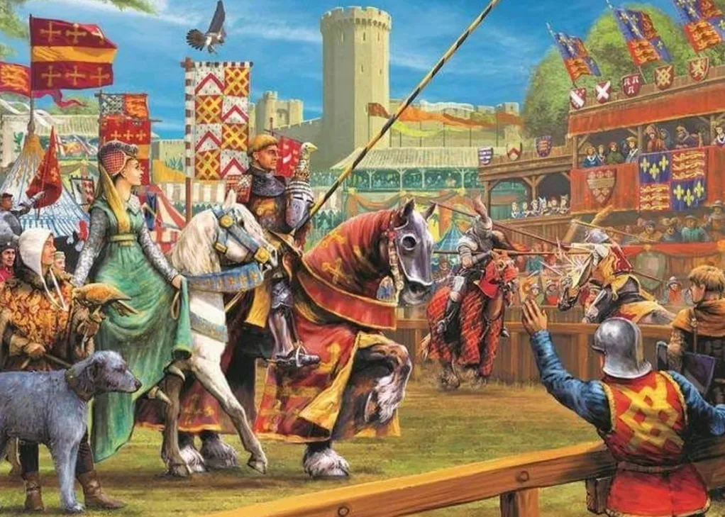 Gibsons 1000 Pieces* - Joust At Warwick - 1000 Piece Jigsaw Puzzle