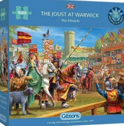 Gibsons 1000 Pieces* - Joust At Warwick - 1000 Piece Jigsaw Puzzle