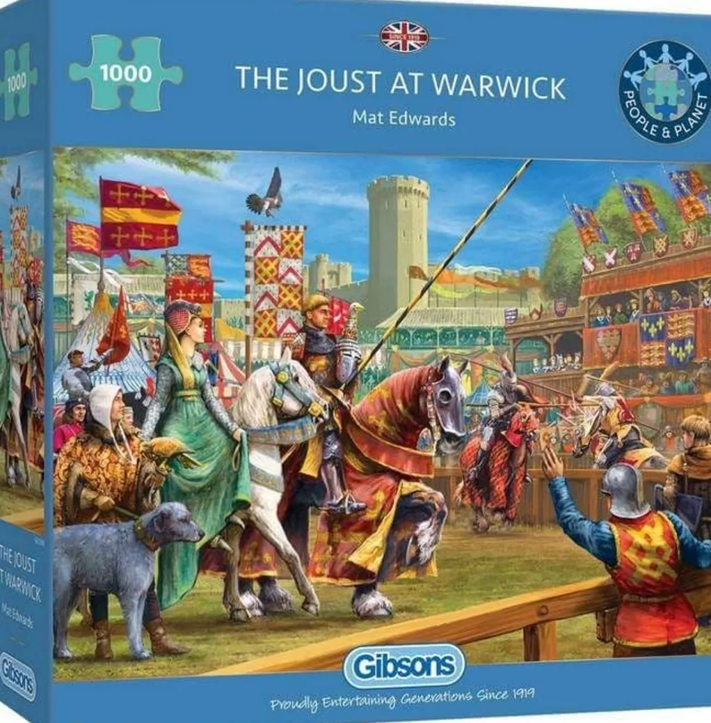 Gibsons 1000 Pieces* - Joust At Warwick - 1000 Piece Jigsaw Puzzle