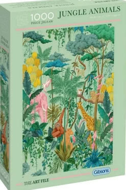 Gibsons 1000 Pieces* - Jungle Animals - 1000 Piece Jigsaw Puzzle