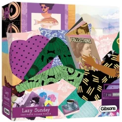 Gibsons 636 Pieces* - Lazy Sunday - 1000 Piece Jigsaw Puzzle