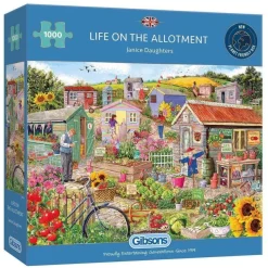 Gibsons 636 Pieces* - Life On The Allotment - 1000 Piece Jigsaw Puzzle