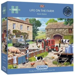 Gibsons 1000 Pieces* - Life On The Farm - 1000 Piece Jigsaw Puzzle