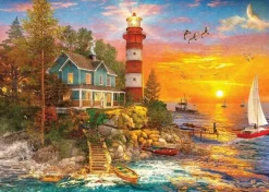 Gibsons 500 Pieces* - Lighthouse Island - 500 Piece Jigsaw Puzzle