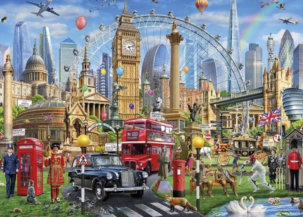 Gibsons 1000 Pieces* - London Calling - 1000 Piece Jigsaw Puzzle