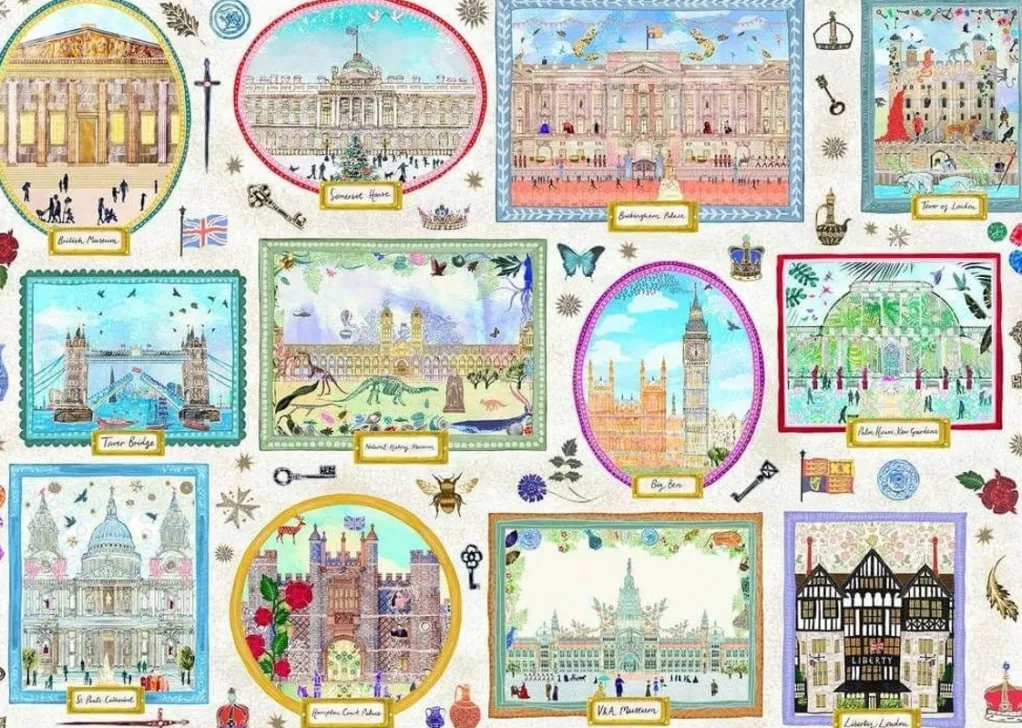Gibsons 1000 Pieces* - London Gallery - 1000 Piece Jigsaw Puzzle