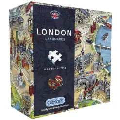 Gibsons 500 Pieces* - London Landmarks - 500 Piece Jigsaw Puzzle
