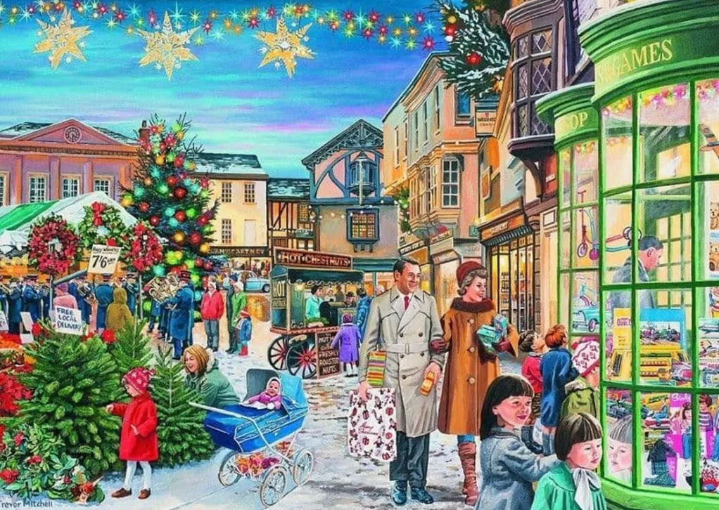 Gibsons 500 Pieces* - Magic Of Christmas - 4 X 500 Piece Jigsaw Puzzle