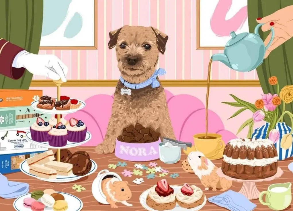 Gibsons 1000 Pieces* - Nibbles With Nora - 1000 Piece Jigsaw Puzzle