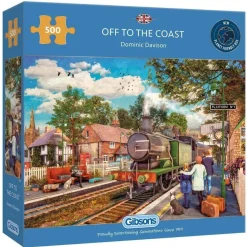 Gibsons 636 Pieces* - Off To The Coast - 500 Piece Jigsaw Puzzle