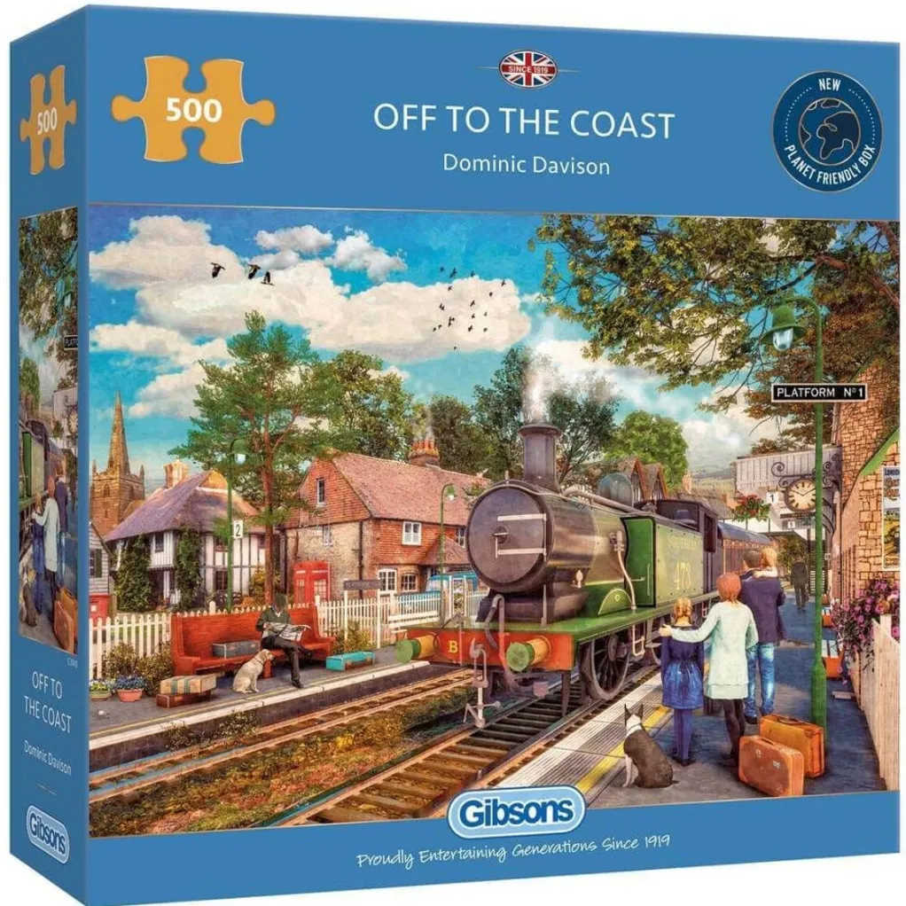 Gibsons 636 Pieces* - Off To The Coast - 500 Piece Jigsaw Puzzle