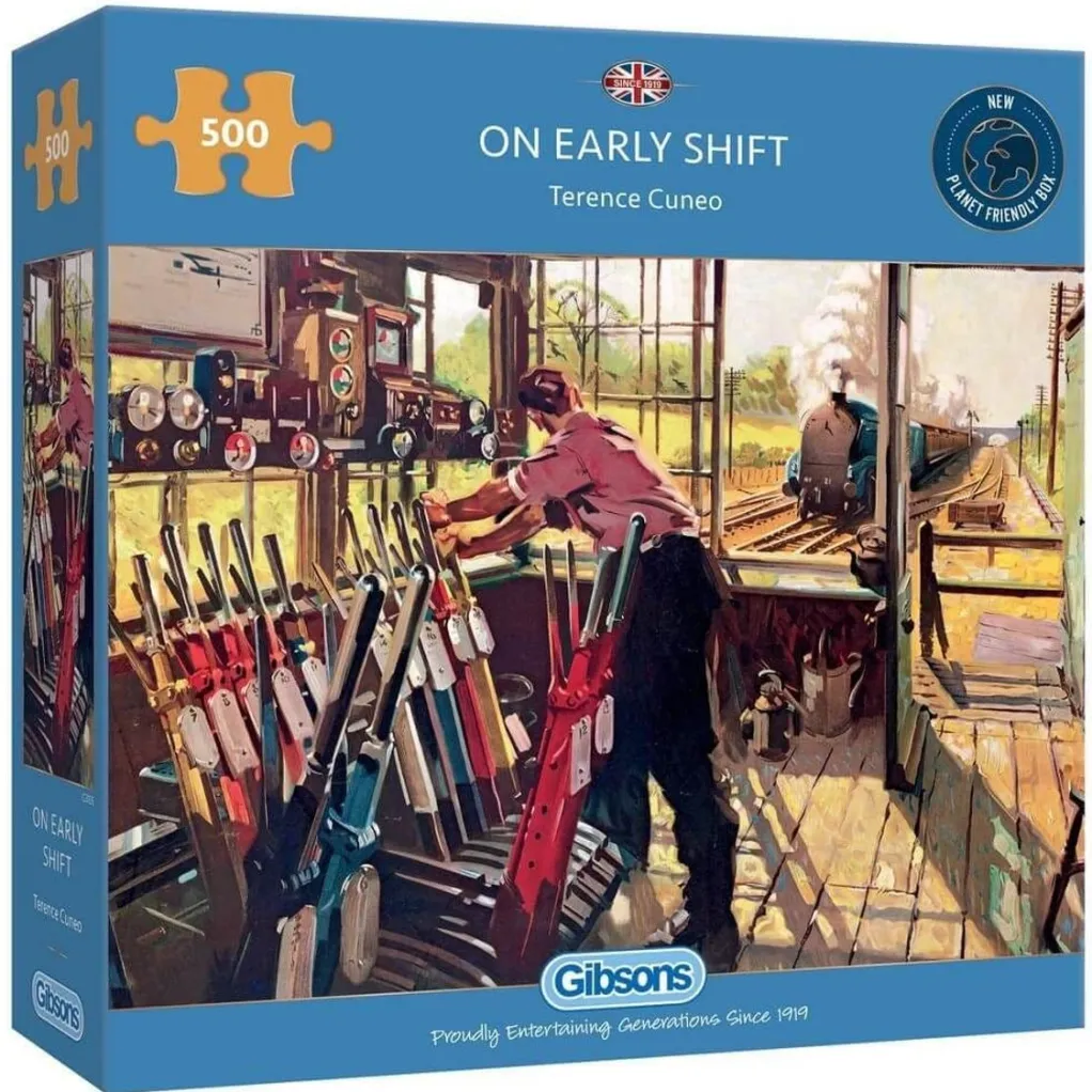Gibsons 500 Pieces* - On Early Shift - 500 Piece Jigsaw Puzzle
