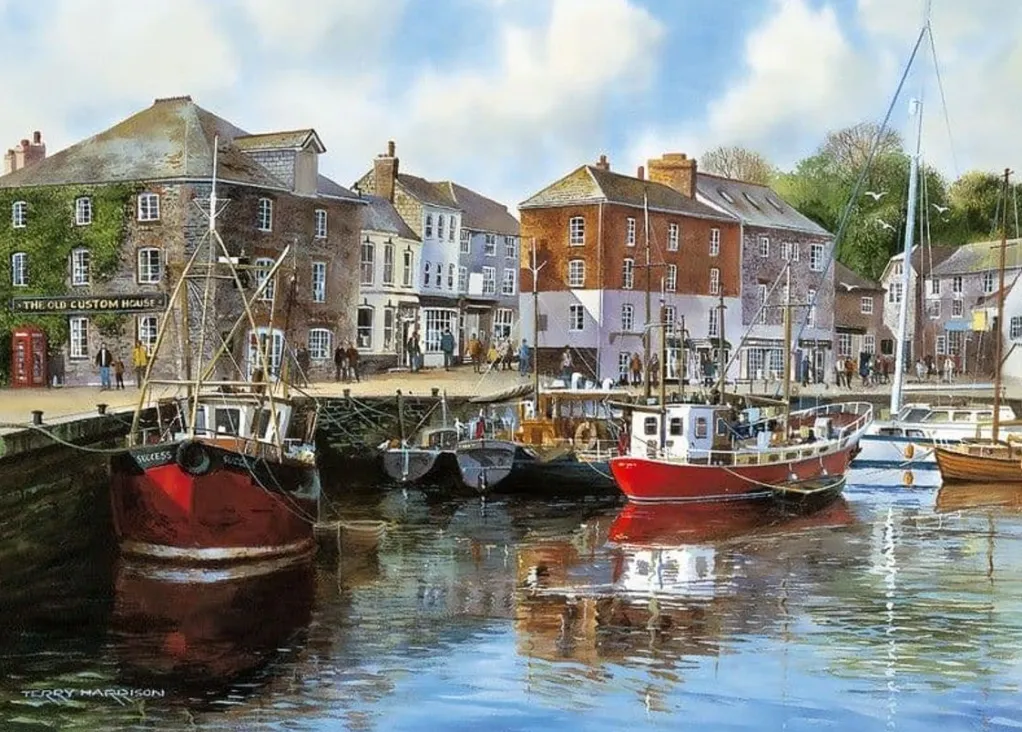 Gibsons 1000 Pieces* - Padstow Harbour - 1000 Piece Jigsaw Puzzle