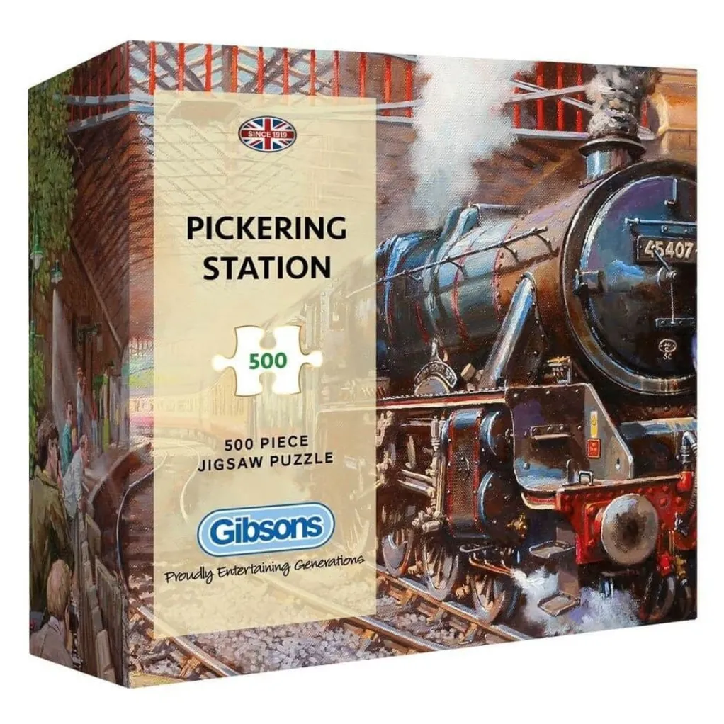 Gibsons 636 Pieces* - Pickering Station - 500 Piece Jigsaw Puzzle