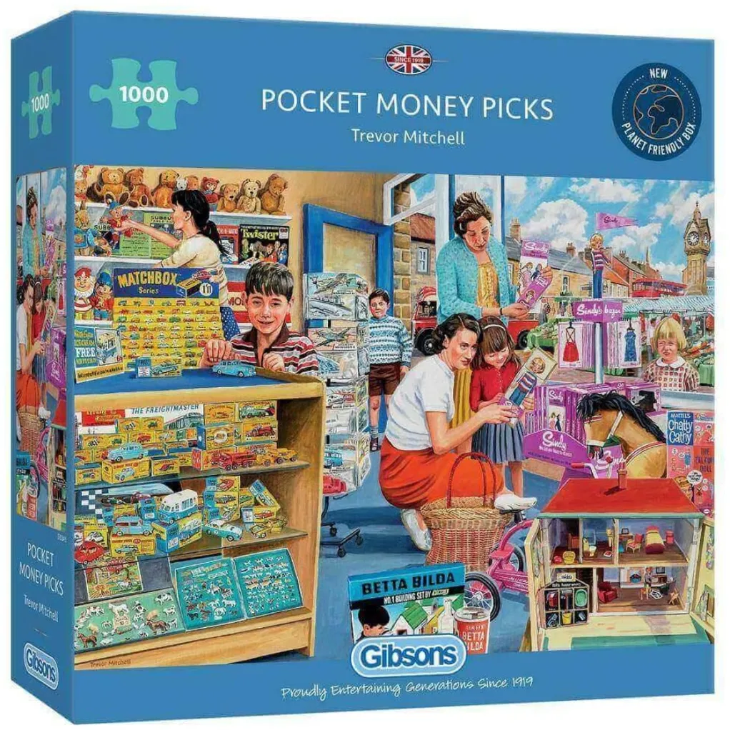 Gibsons 636 Pieces* - Pocket Money Picks - 1000 Piece Jigsaw Puzzle