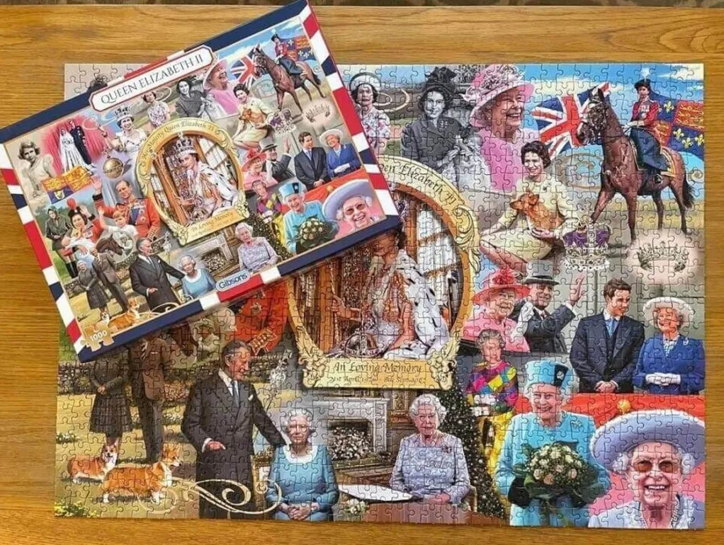 Gibsons 1000 Pieces* - Queen Elizabeth Ii - 1000 Piece Jigsaw Puzzle