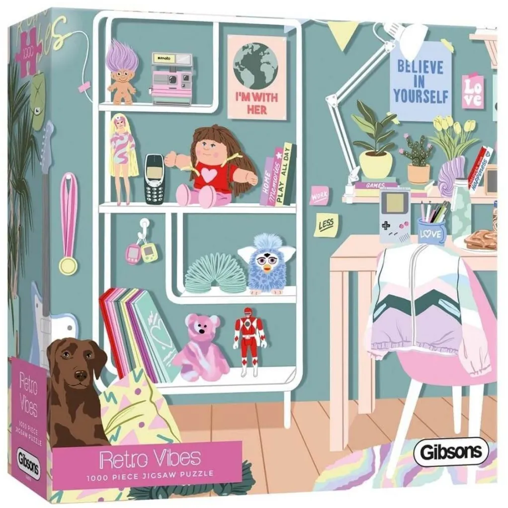 Gibsons 1000 Pieces* - Retro Vibes - 1000 Piece Jigsaw Puzzle