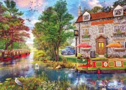Gibsons 1000 Pieces* - Riverside Inn - 1000 Piece Jigsaw Puzzle