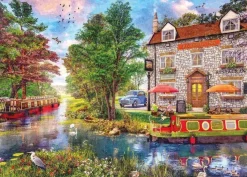 Gibsons 1000 Pieces* - Riverside Inn - 100Xxl Piece Jigsaw Puzzle