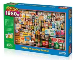 Gibsons 1000 Pieces* - 1980'S Shopping Basket - 1000 Piece Jigsaw Puzzle
