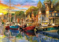 Gibsons 1000 Pieces* - Sails At Sunset - 2 X 500 Piece Jigsaw Puzzle